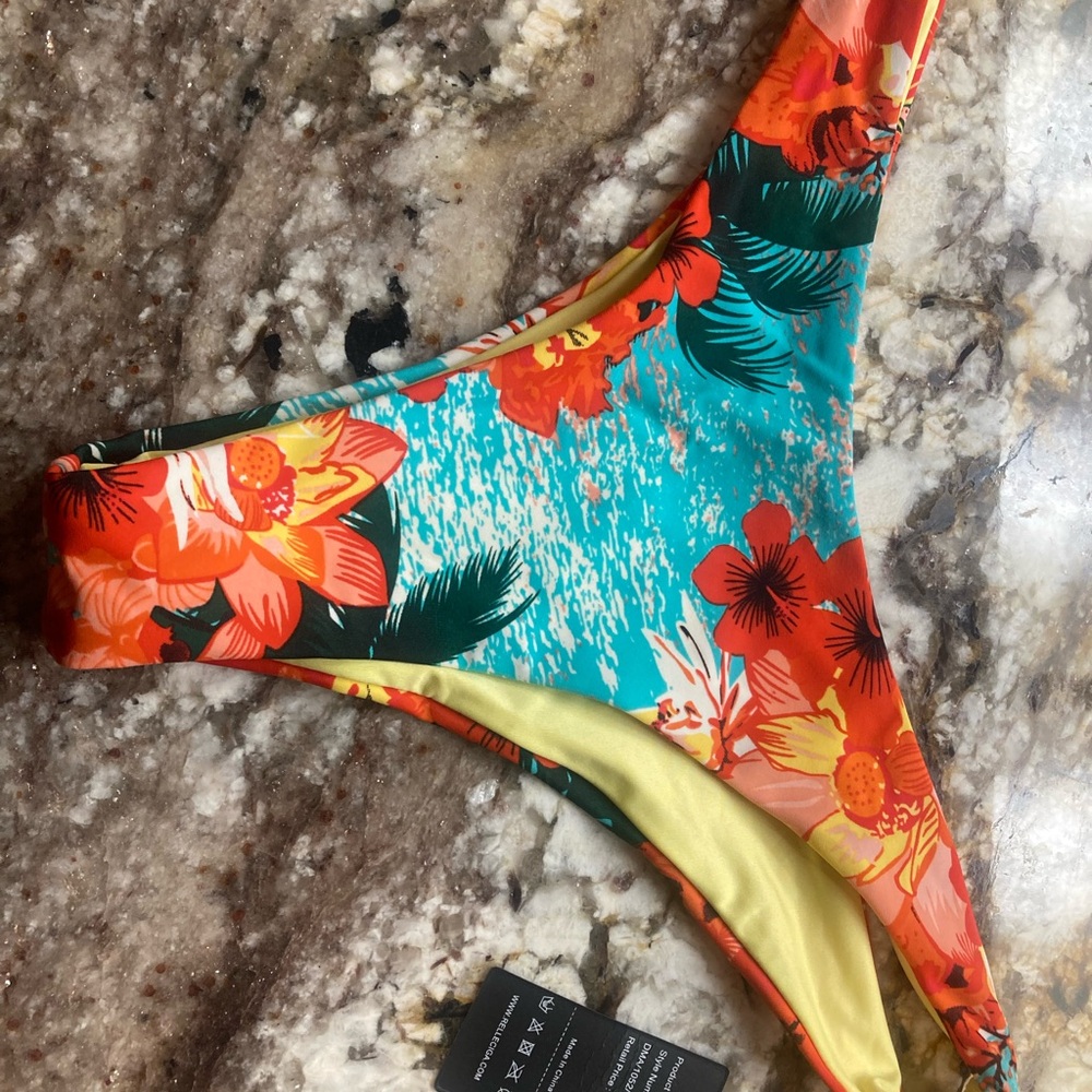 RELLECIGA Floral Bikini Bottom - Multicolor